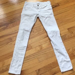 Arizona sz 1 super skinny white jeans EUC